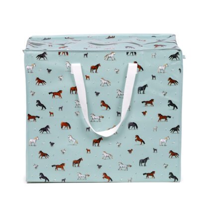 Fun Practical Laundry & Storage Bag - Willow Farm Horses 1 Pack - Image 2