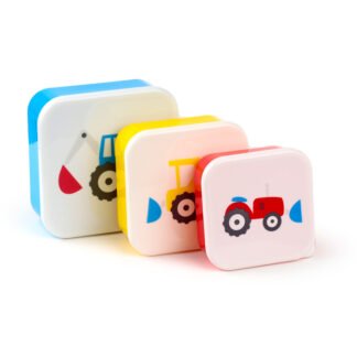 Lunch Boxes Set of 3 (M/L/XL) - Little Tractors 1 Pack