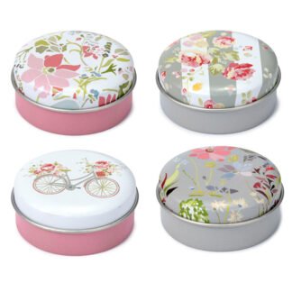 Lip Balm in a Tin - Julie Dodsworth Pink Floral 1 Pack