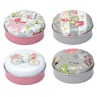 Lip Balm in a Tin - Julie Dodsworth Pink Floral 1 Pack