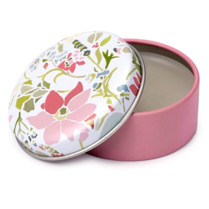 Lip Balm in a Tin - Julie Dodsworth Pink Floral 1 Pack - Image 3