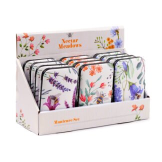 5 Piece Zip Up Shaped Manicure Set - Nectar Meadows 1 Pack