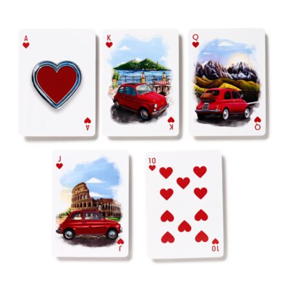 Standard Deck of Playing Cards - Fiat 500 1 Pack - Image 4
