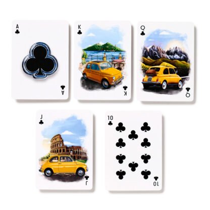 Standard Deck of Playing Cards - Fiat 500 1 Pack - Image 5