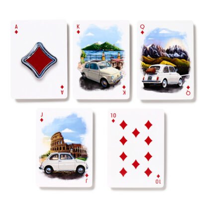 Standard Deck of Playing Cards - Fiat 500 1 Pack - Image 6