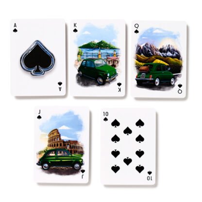 Standard Deck of Playing Cards - Fiat 500 1 Pack - Image 7
