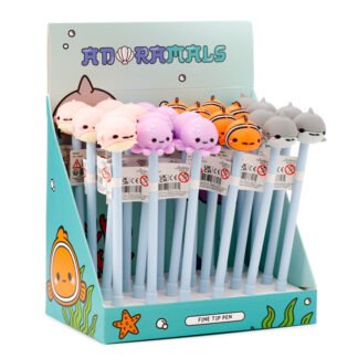 Fine Tip Pen with Topper - Adoramals Sealife 1 Pack