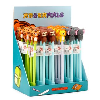 Fine Tip Pen with Topper - Adoramals Wild 1 Pack