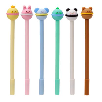 Erasable Pen with PVC Topper - Cute Animals 1 Pack - Image 2