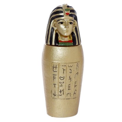 Decorative Gold Egyptian Canopic Jar Trinket Box 4 Pack - Image 7