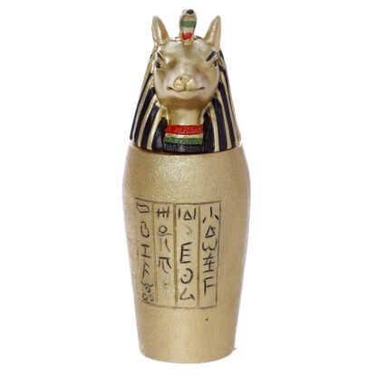 Decorative Gold Egyptian Canopic Jar Trinket Box 4 Pack - Image 8