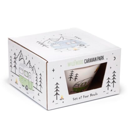 Recycled RPET Set of 4 Picnic Bowls - Wildwood Caravan 1 Pack - Image 2