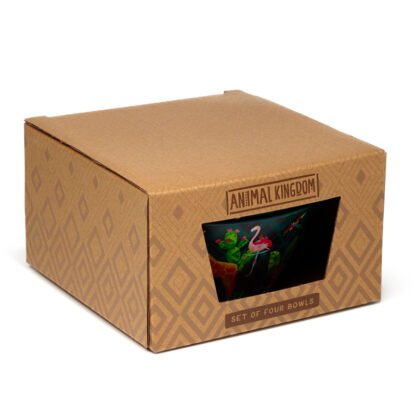 Recycled RPET Set of 4 Picnic Bowls - Animal Kingdom 1 Pack - Image 2