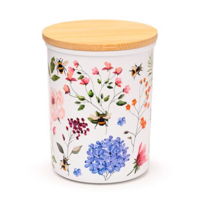 Recycled RPET Set of 2 Storage Jars S/M - Nectar Meadows 1 Pack - Image 2