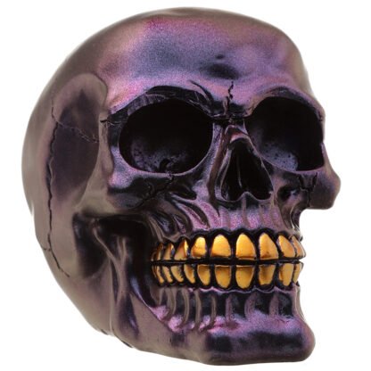 Gothic Metallic Skull Decoration 1 Pack - Image 6