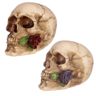 Gothic Skulls and Roses Ornament 1 Pack