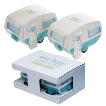 Fun Ceramic Caravan Design Salt and Pepper Set 1 Pack - Image 2