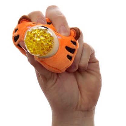 Fun Kids Squeezy Polyester Toy - Adoramals Lion, Giraffe, Monkey, Tiger 1 Pack - Image 4