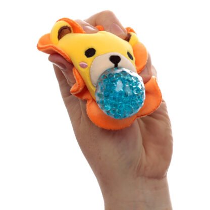 Fun Kids Squeezy Polyester Toy - Adoramals Lion, Giraffe, Monkey, Tiger 1 Pack - Image 5
