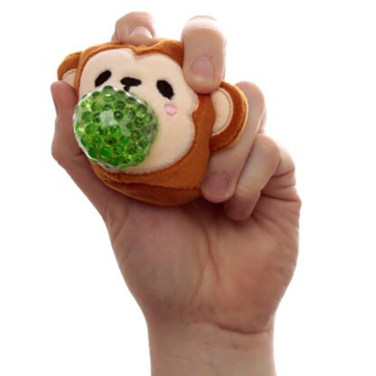 Fun Kids Squeezy Polyester Toy - Adoramals Lion, Giraffe, Monkey, Tiger 1 Pack - Image 7