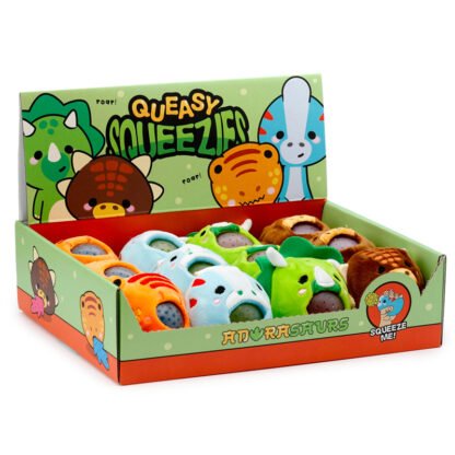 Fun Kids Squeezy Polyester Toy - Cutiesaur Dinosaur 1 Pack