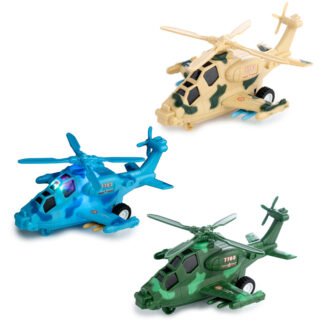 Flashing Friction Helicopter 1 Pack