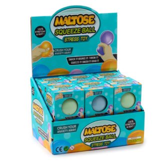 Fun Kids Maltose Squeezy Glow in the Dark Stress Ball 1 Pack
