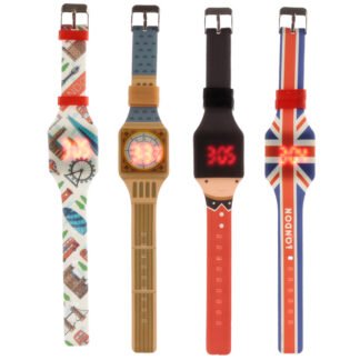Silicone Digital Watch - London Icons 1 Pack