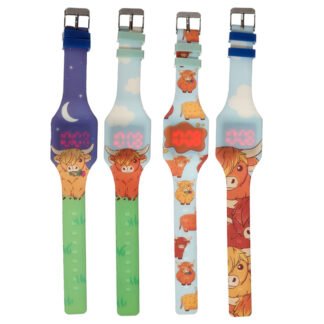 Silicone Digital Watch - Highland Coo Cow 1 Pack