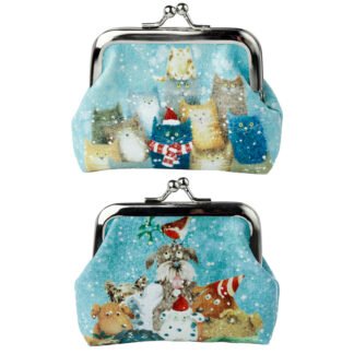 Tic Tac Jan Pashley Christmas Cats and Dogs Purse 1 Pack